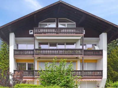 Partenkirchen: 4-Zimmer-Wohnung mit großem Balkon und Blick