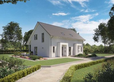 halbe Kosten - mit einem Doppelhaus
