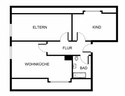 3-Zimmer-Dachgeschoß-Wohnung in der City zu besichtigen, mit neuem Bad und Renovierungsgutschein!!