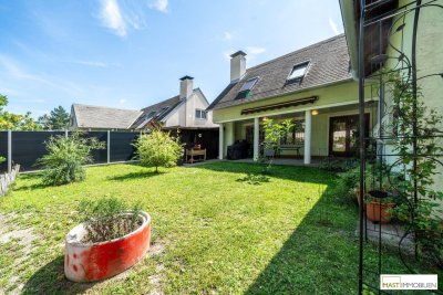 Märchenhaftes Einfamilienhaus mit großem Garten in Ruhelage – wohnen &amp; wohlfühlen im 22. Bezirk!