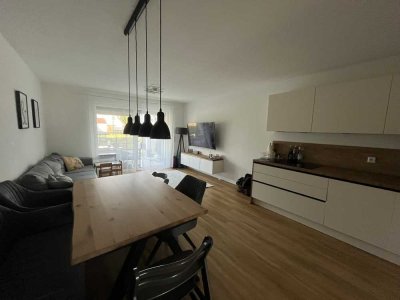 Schöne 3-Zimmer-Erdgeschosswohnung mit gehobener Innenausstattung mit Balkon und EBK in Baiersdorf