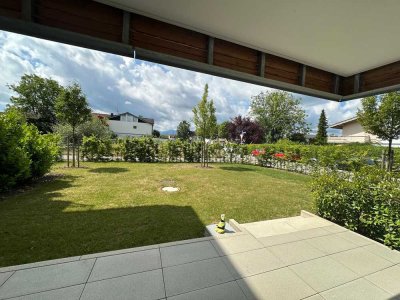 Traumhafter Blick über das Gebirge- hochwertige & barrierefreie NeubauGartenwohnung