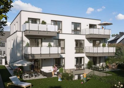WHG 05: Neubauwohnung im Dachgeschoss links mit großen Balkon und Stellplatz