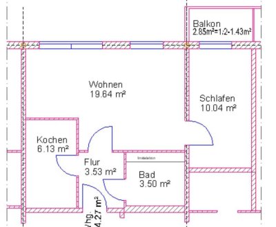 gemütliche Wohnung mit Südbalkon