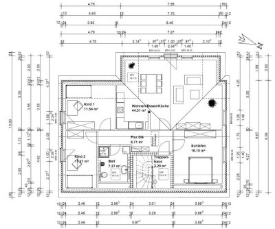 Helle 4-Zimmer Wohnung mit 96 m² in Marburg