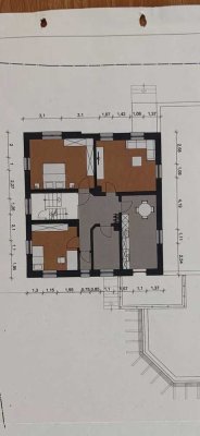 Große, moderne 3,5-Zimmer Wohnung mit Gartennutzung