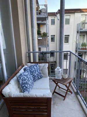 Möblierte, zentrale 1-Zimmer-Wohnung in Halle (Saale) zur Untermiete