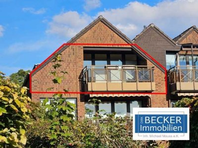 Büderich: Gut geschnittene 2 Zi. Etagenwohnung, ca. 63 m² in zentraler Lage, Außenstellplatz