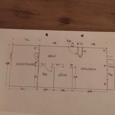 Ruhige 2-Zimmer-Wohnung mit Balkon in Oberdorfen
