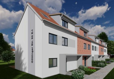 ERSTBEZUG: Moderne 4-Zimmer-Wohnung über 2 Ebenen mit Terrasse und Garten