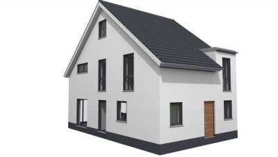 Moderne DHH mit Süd - West - Ausrichtung