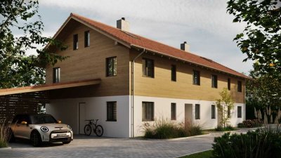 Neubau-Doppelhaushälfte in Gstadt – ca. 173 m² Wohnfläche, Baujahr 2025, Erbpachtgrundstück