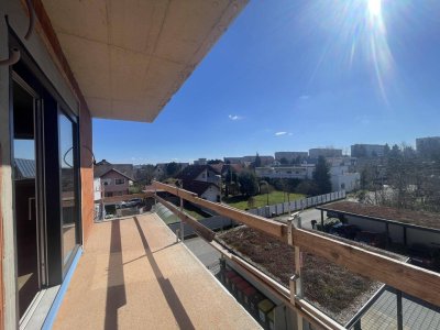 Letzte Einheit: Sonnige Penthouse Neubauwohnung mit großem Balkon!
