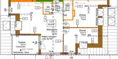 85m² große Neubau-Dachgeschosswohnung ~ 3 Zimmer ~ 11 m² Balkon ~ 1220 Wien
