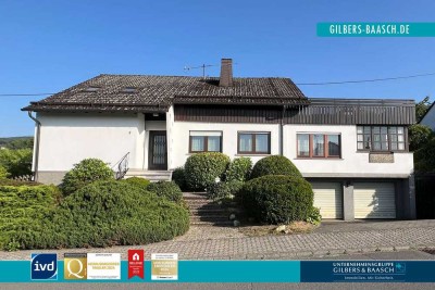 Bischofsdhron: Großzügiges EFH mit Einliegerwohnung, Doppelgarage, Anbau und idyllischem Grundstück!