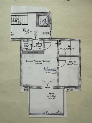 Vermiete 2,5 Zimmer Wohnung im Zentrum von Pfarrkirchen