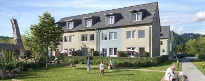 Erstbezug: Modernes Reihenhaus mit 5 Zimmern und sonniger Terrasse südlich von Berlin