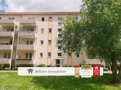 Gemütliche 2RW mit Balkon, Einbauküche und Tageslichtbad in ruhiger Lage