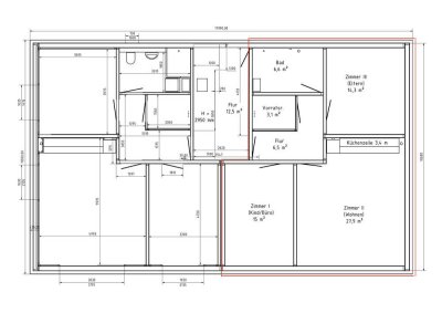 schöne, helle 3-Zimmer - Wohnung mit EBK