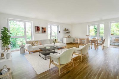 Ein Zuhause zum Ankommen – neuwertige, provisionsfreie ca. 127 m² Wohnung mit Balkon, Terrasse & Gar