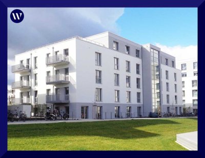WG-geeignete 2 ZW, beide Zimmer leer, möblierte Neubauausstattung, sep. Küche + Einbauküche, Aufzug