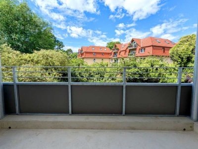Helle 4 Zimmer, großer Balkon mit Blick ins Grüne, zentrumsnah