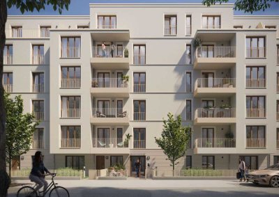 Wohnen im Florakiez-Neubau: 3 Zimmer auf 90,14 m²