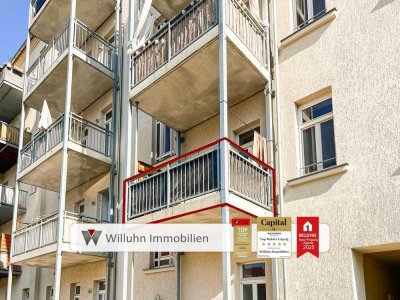 Denkmalschutzobjekt | 2014 Saniert | Parkett | Ost-Balkon | Aufzug | Kellerabteil
