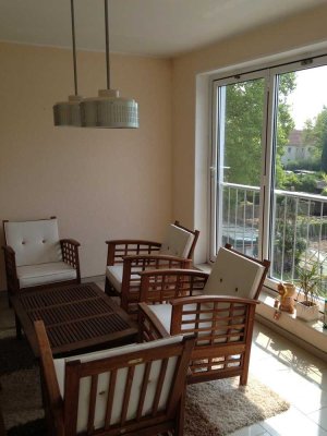 Eine schöne Wohnung mit Loggia
