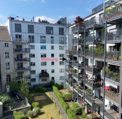Gut geschnittene 2 Zimmerwohnung mit Balkon und Aufzug in Rheinnähe!