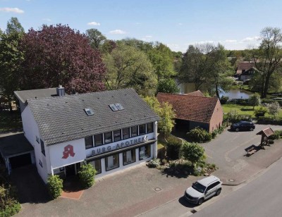 Wohnimmobilie mit Baugrundstück-direkt am idyllischen Mühlenteich