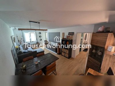 Tauschwohnung: Zentrale 2 Zi. Wohnung mit Balkon gg. 2-3 Zi. im Grünen