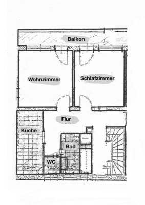 Hochwertig renovierte 2-Zimmer Wohnung mit Balkon und Bergblick in Kempten-Heiligkreuz
