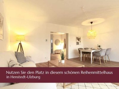Nutzen Sie den Platz in diesem schönen Reihenmittelhaus