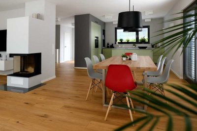 � „Zwei Generationen, ein Zuhause – Das moderne Zweifamilienhaus-Konzept.“