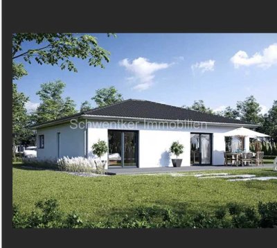 Monatliche Finanzierungsrate 798,-- incl.Fördermittel  Bungalow DHH  50 qm mit Grundst. in Hille,