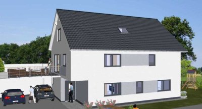 NEU!  Erstbezugs-Wohnung im Erdgeschoss mit Garten und Carport!