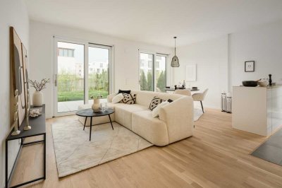 2-Zimmer-Wohnung mit eigenem Garten am Schweriner See