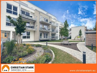 Moderne 2-Zimmer-Komfortwohnung mit Balkon ins Grüne - barrierefrei -!