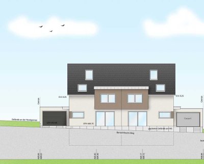 Exklusive-Doppelhaushälfte - Neubau mit gehobener Ausstattung in Gärtringen