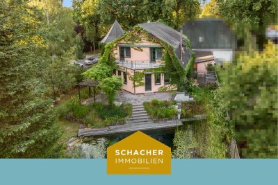 Großzügiges Architektenhaus mit Türmchen in bester Lage und direkter Nähe vom Lindenweiher