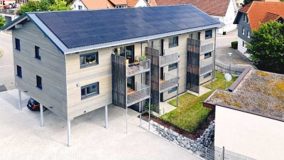 Moderne + hochwertige Bauweise: 3-Zimmer-Neubauwohnung mit Balkon bei Leutkirch