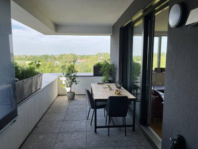 Wohnen über den Dächern von Schärding - hochwertige 3-Zimmer-Wohnung mit Dachterrasse