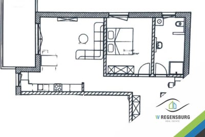 Erstbezug- 2,5 -Zi-ETW mit Küche, Balkon und 2 Stellplätzen