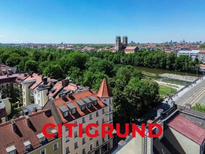 Au/An der Isar - Exklusive Altbauwohnung mit ruhigem Innenhofbalkon - Erstbezug nach Sanierung!