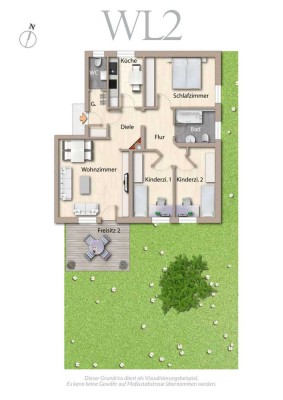 Fenster & Heizung! Familienwohnung mit eigenem Garten und separatem Gäste WC