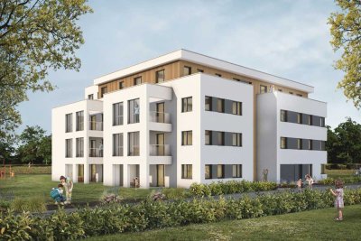Letzter Bauabschnitt! 3-Zimmer-Wohnung mit Balkon und TG-Platz / Neubau - Erstbezug