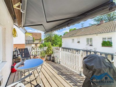 Sehr schöne 5 Zi-Maisonette mit Wintergarten, Balkon, Gartenanteil & Garage wartet!
