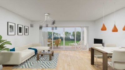 Barrierefreie, Citynahe Wohnung mit Terrasse und Garten sowie Garage im Haus