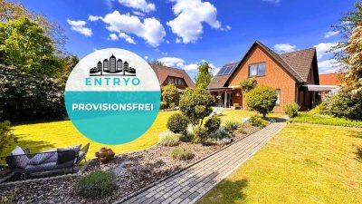 ** PROVISIONSFREI ** Einfamilienhaus mit Gartenidylle und großzügiger Nutzfläche in Löningen